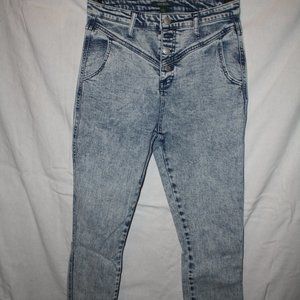Juniors Sz 4 Vintage Wash High Rise Skinny Jeans
